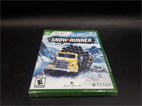 SEALED - SNOWRUNNER - XBOX