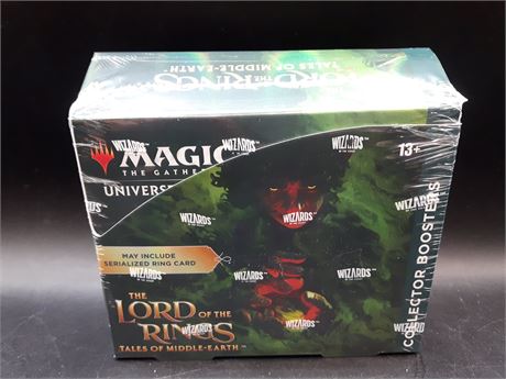 SEALED - MAGIC THE GATHERING LORD OF THE RINGS COLLECTORS BOOSTER BOX