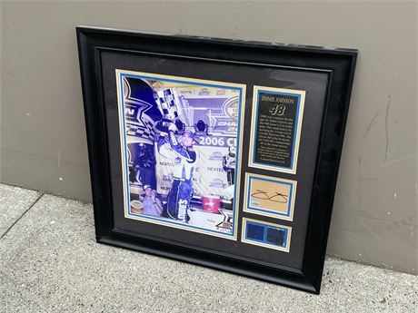 JIMMIE JOHNSON SIGNED / USED COLLECTABLE W/COA (22.5”x21”)
