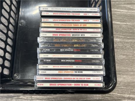 LOT OF BRUCE SPRINGSTEEN CDS - SOME SEALED