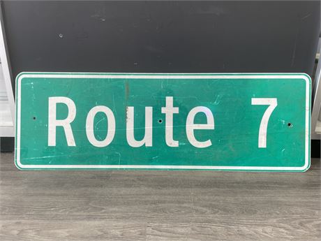 LARGE ROUTE 7 SIGN (47”x16”)