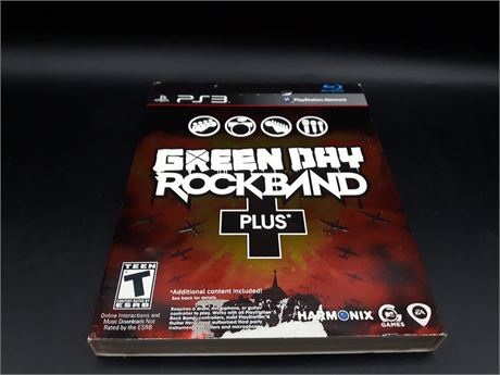 GREEN DAY ROCK BAND PLUS - EXCELLENT CONDITION - PS3