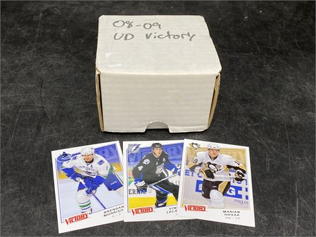 BOX OF 2008/09 UD VICTORY CARDS