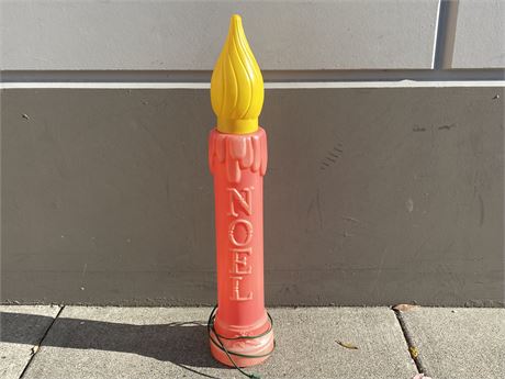BLOW MOLD NOEL CANDLE (40”)