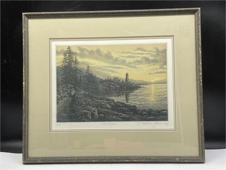 KATHLEEN CANTIN ORIGINAL ETCHING SIGNED & NUMBERED 22”x18”