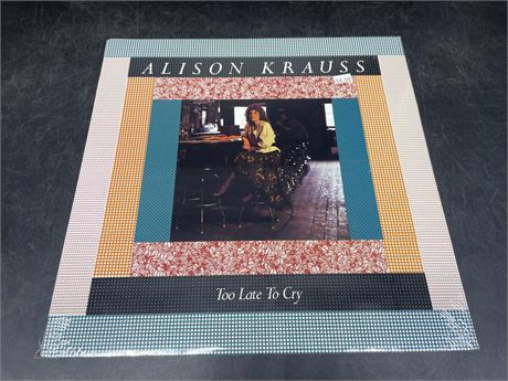 NEW - ALISON KRAUSS - TOO LATE TO CRY RECORD