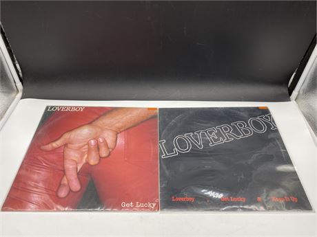 2 LOVERBOY RECORDS - EXCELLENT (E)