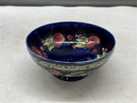 REPAIRED MOORCROFT LARGE BOWL (6” wide)