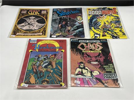 5 FIRST ISSUE COMICS