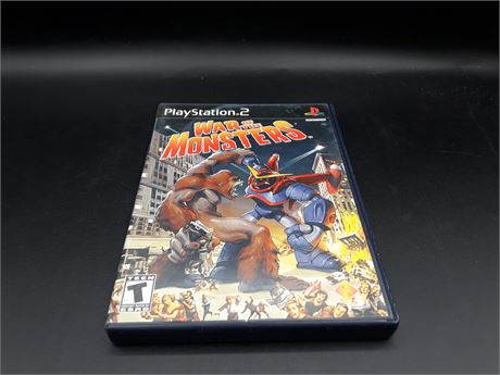 WAR OF THE MONSTERS - VERY GOOD CONDITION - PS2