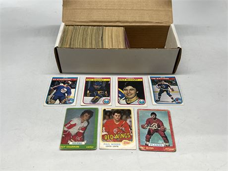 LOT OF 1970-80s NHL CARDS