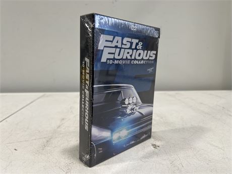 SEALED FAST N FURIOUS 10 MOVIE DVD COLLECTION
