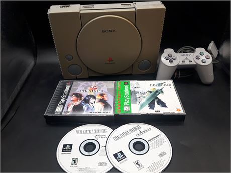 PLAYSTATION ONE CONSOLE AND GAMES