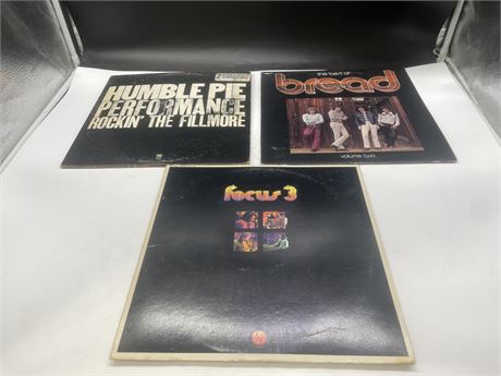 3 MISC RECORDS - VG+