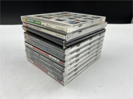 10 BON JOVI CDS - EXCELLENT COND.