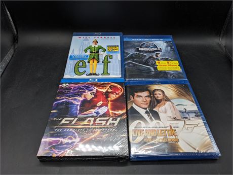 SEALED - 4 BLU-RAY MOVIES / TV SHOWS