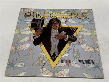 ALICE COOPER - WELCOME TO MY NIGHTMARE - W/ OG INNER SLEEVE EXCELLENT (E)