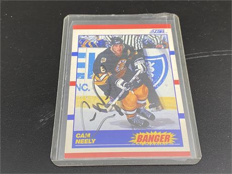 SIGNED 1990 CAM NEELY
