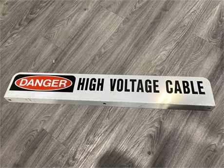 DOUBLE SIDED BC HYDRO HIGH VOLTAGE DANGER SIGN (40”)