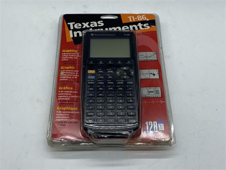 NEW SEALED TEXAS INSTRUMENTS TI-86 GRAPHING CALCULATOR