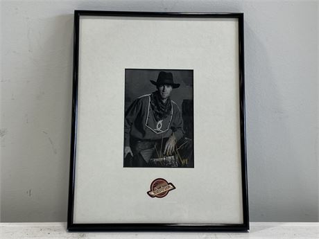 KIRK MCLANE SIGNED PHOTO IN FRAME (11.5”X14.5”)