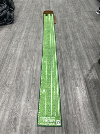 PERFECT PRACTICE GOLF PUTTING GAME - 9.5 FEET LONG