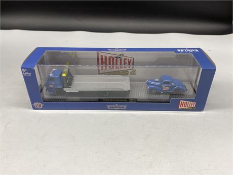 LIMITED EDITION M2 DIECAST HOLLEY TRUCK & CAR IN BOX