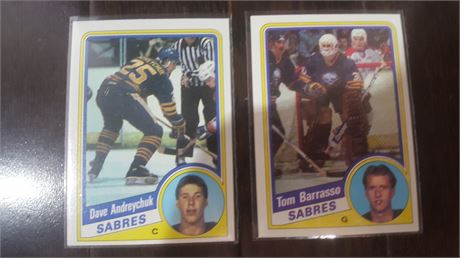 ROOKIE ANDREYCHUK & BARRASSO MINT CONDITION TOPPS