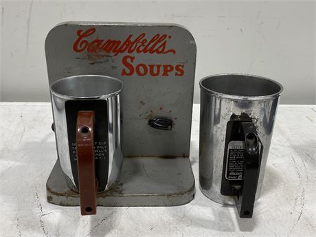 VINTAGE 1960S CAMPBELL SOUP ELECTRIC SOUP WARMER + CUPS