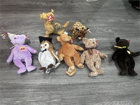 LOT OF BEANIE BABIES ALL W/ TAGS