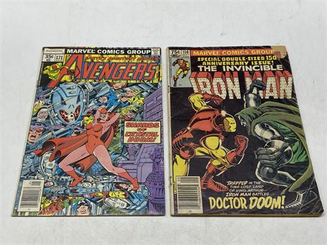 THE AVENGERS #171 & THE INVINCIBLE IRON MAN #150