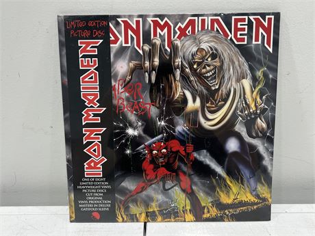 SEALED 2012 - IRON MAIDEN - THE NUMBER OF THE BEAST PICTURE DISC
