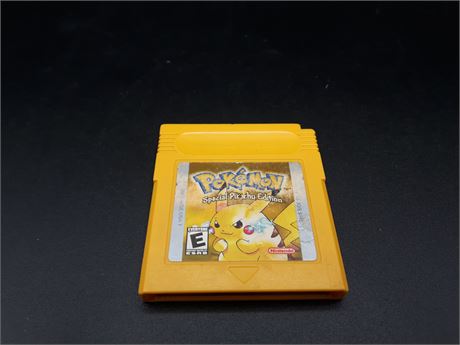 POKEMON YELLOW EDITION - GOOD CONDITION - GAMEBOY COLOR