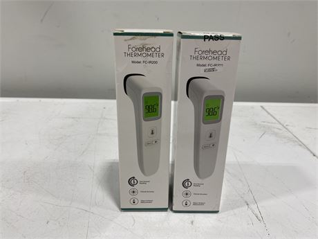 2 NEW FOREHEAD THERMOMETERS