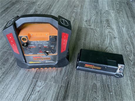 MOTOMASTER BOOSTER PACK & CAR BATTERY CHARGER