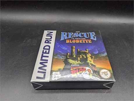 SEALED - RESCUE OF PRINCESS BLOBETTE - LIMITED RUN - GAMEBOY