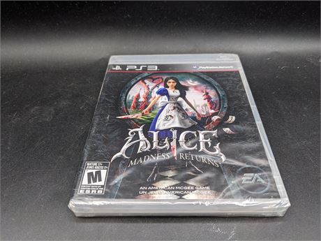SEALED - ALICE MADNESS RETURNS - PS3