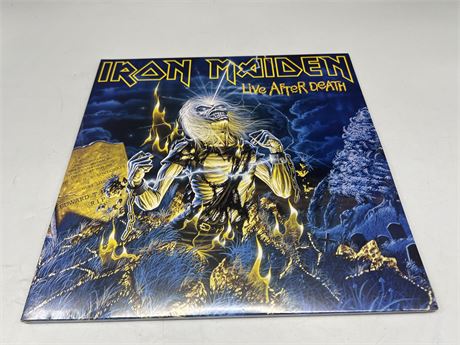 SEALED - IRON MAIDEN 2LP - LIVE AFTER DEATH