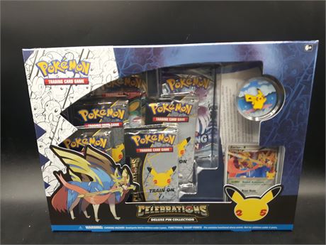 SEALED - POKEMON CELEBRATIONS DELUXE PIN COLLECTION