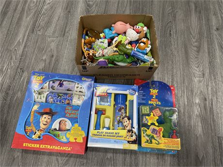 TOY STORY NIP GIFTS + LARGE COLLECTION OF FIGURES + TOYS