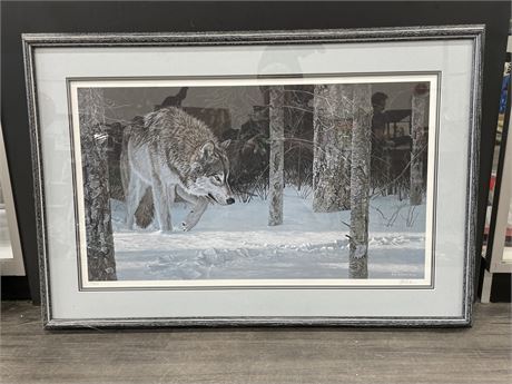LARGE R.S PARKER SIGNED & NUMBERED PRINT W/ COA (42”x28”)