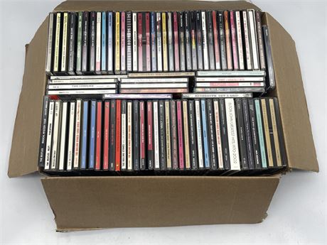~80 ROCK & ROLL CDS - DISCS ARE MINT CONDITION