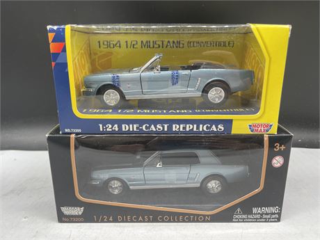 2 NEW 1/24 SCALE MOTOR MAX DIE CAST CARS