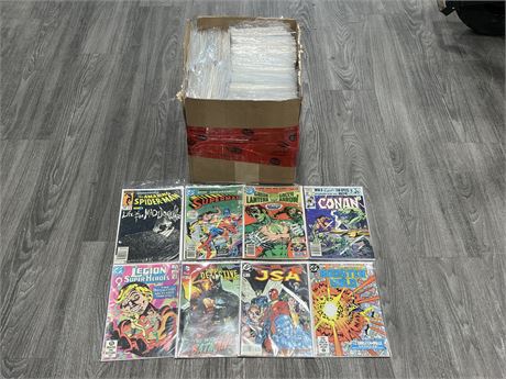 BOX FULL OF ASSORTED COMICS