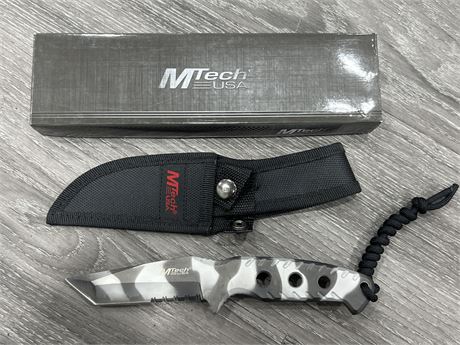 NEW MTECH USA KNIFE W/SHEATH 8.5” LONG