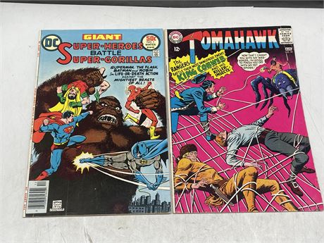 TOMAHAWK #99 & GIANT SUPER-HEROS BATTLE SUPER-GORILLAS #1