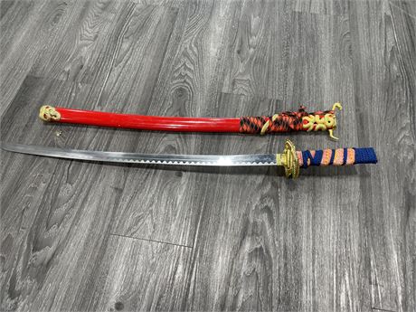 SNAKE DECORATIVE SWORD WITH SCABBARD