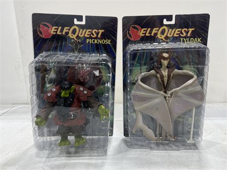2 ELF QUEST FIGURES IN PACKAGE (13” tall)