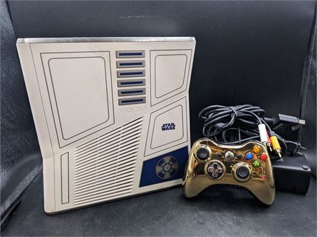 RARE - STAR WARS LIMITED EDITION R2D2 XBOX 360 CONSOLE - EXCELLENT CONDITION