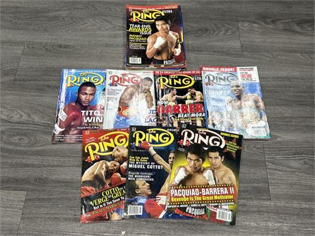 LOT OF 15+ THE RING BOXING MAGAZINES - MID 2000’S